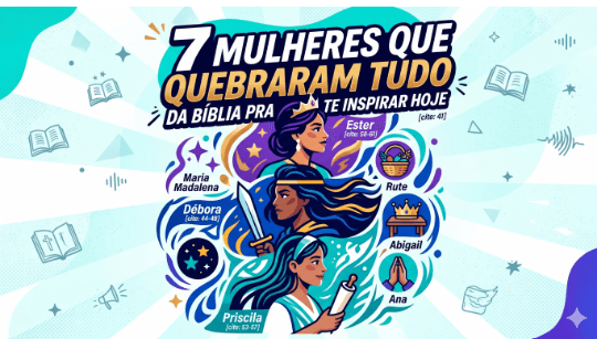 Mulheres que Quebraram Tudo (No Bom Sentido): 7 Mulheres Bíblicas pra Te Inspirar Hoje